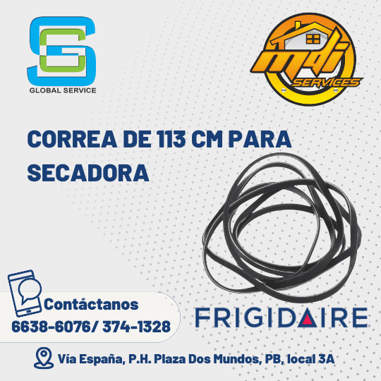 CORREA SECADORA FRIGIDAIRE 137292700